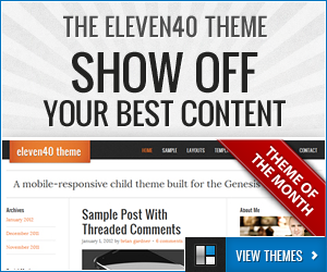 StudioPress Theme of the Month