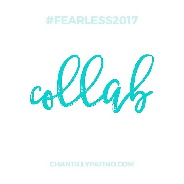 COLLAB. ✨ One of the BEST ways to grow your brand is through collaboration.  Too many new business owners get caught up in the competitive trap or stunt their growth by going it alone.  Ever hear of the saying, "It takes a village?" Well, that saying also rings true in business.  Not only do you need to build an audience, but you need to open up your brand to regular collaborations in order to grow.  Connect with a local nonprofit, community organization, shop owner, related business or fellow blogger and do something that benefits you both and rallies your audiences together.  Our voices might be small individually, but collectively, we are powerful.  For an example of an incredible collaborator, check out @artelexia. 👏 #Fearless2017 #5MinCoach #Fempreneur #UniquelyYou